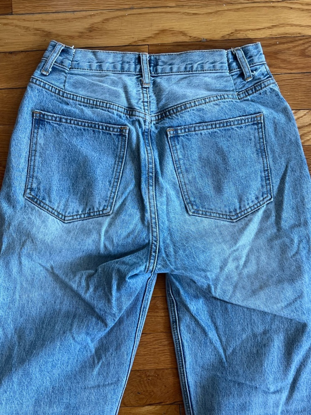 Princess Polly Asymmetrical Jeans - Picture 3 of 6